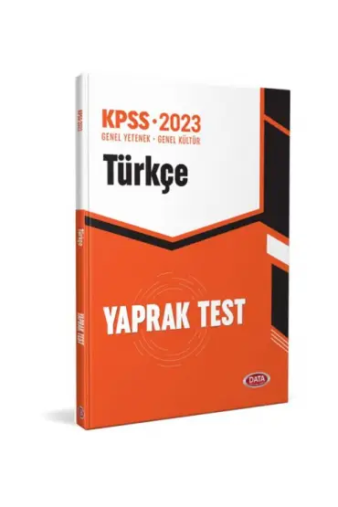 Data Kpss Türkçe Yaprak Test