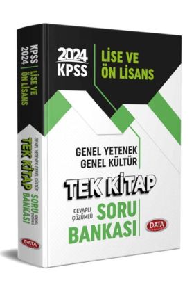 Data Kpss Lise Ve Ön Lisans Genel Yetenek - Genel Kültür Tek Kitap Soru Bankası