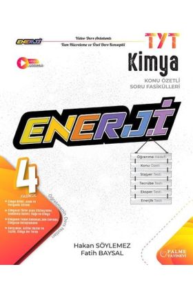 Palme Tyt Enerji Kimya Konu Özetli Soru Fasikülleri (4 Fasikül)