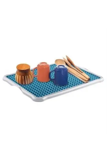 303 Pratik Lavabo Tezgah Üstü Bulaşık Kurutmalığı Süzmatik 22x40 cm