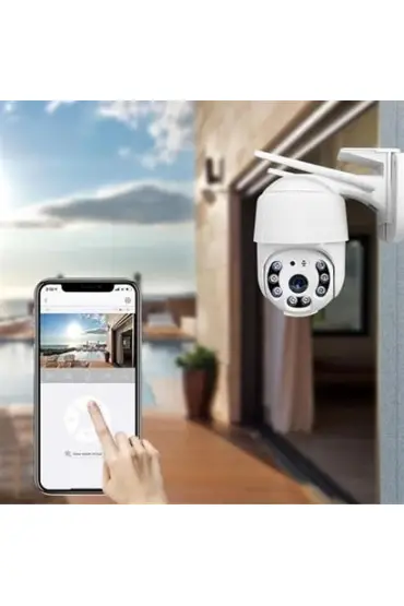  303  20 MP HD Lens İç Dış Mekan Suya Danıklı IP Wifi Network Güvenlik Kamerası Wifi Kamera