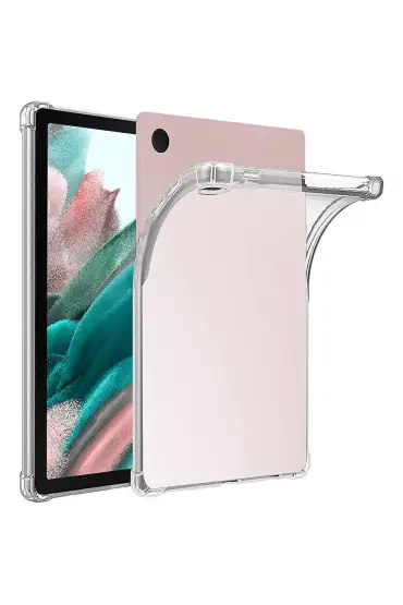  942 Samsung Galaxy Tab A9 Kılıf Anti  Tablet Silikon - Ürün Rengi : Şeffaf