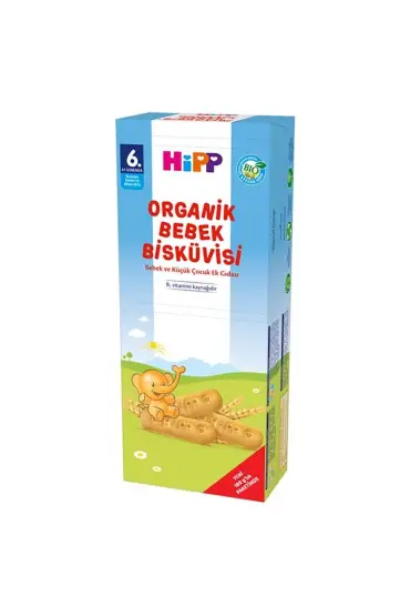  193  Organik Bebek Bisküvisi 180 gr