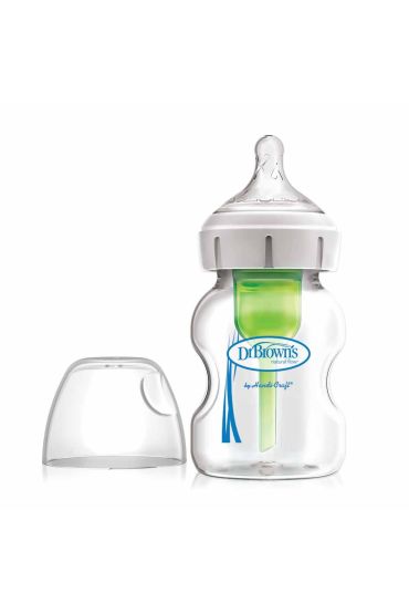  193 Dr Browns Geniş Ağız Cam Biberon 150ml (Yeni)