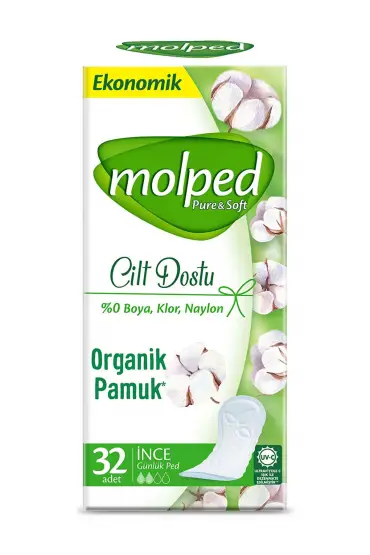  193 Molped Pure&Soft Cilt Dostu Ped Eko 32 Adet