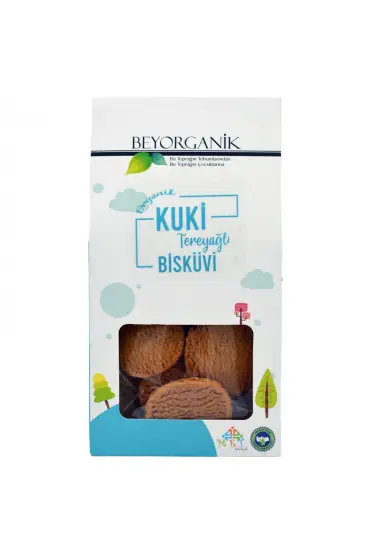  193 Beyorganik Organik Kuki Tereyağlı Bisküvi 120gr