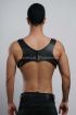  41 Gömlek Üzeri Erkek Harness Aksesuar, Omuz Detaylı Deri Harness - Ürün Rengi:Siyah