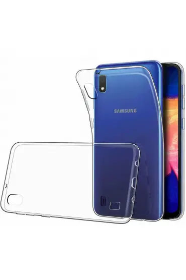  942 Samsung Galaxy A10 Kılıf Lüx  Silikon - Ürün Rengi : Şeffaf