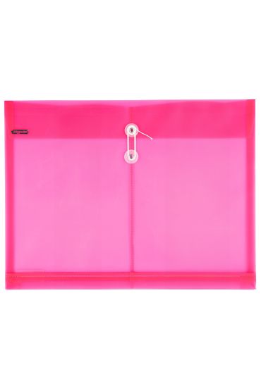 Bigpoint Döküman Dosyası İpli Yan A4 Kırmızı 10'lu Poşet