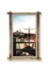  104 İstanbul LED IŞIKLI RUSTİK kanvas tablo B  (96 x 66) cm