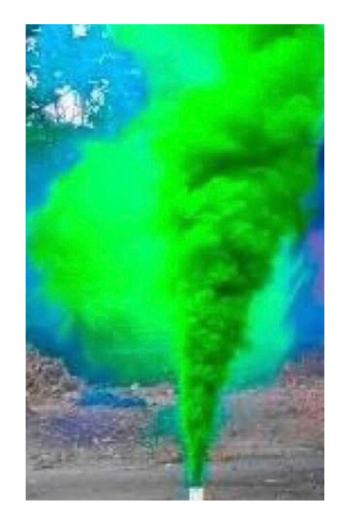 193 Yeşil Renk Sis Bombası Yeşil Duman 1 Adet