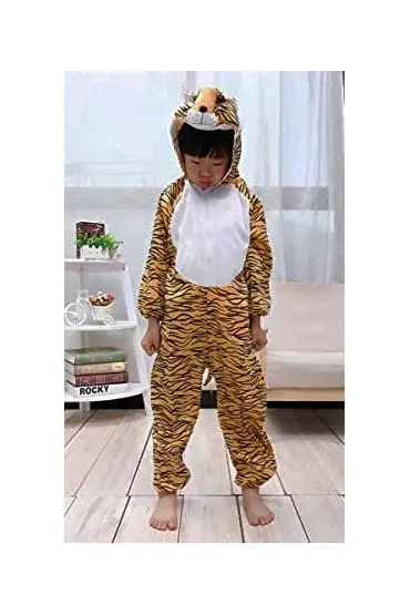  193 Çocuk Kaplan Kostumu - Aslan Kostümü 4-5 Yaş 100 cm