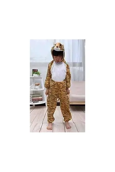  193 Çocuk Kaplan Kostumu - Aslan Kostümü 4-5 Yaş 100 cm