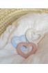  193 Bibs  Bitie Diş Kaşıyıcı Heart - Pink Plum