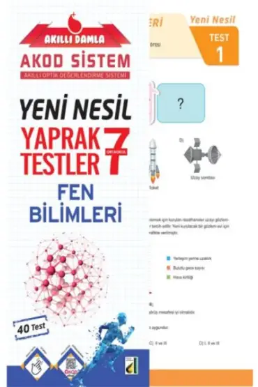 Akıllı Damla Fen Bilimleri Yeni Nesil Yaprak Testler-7. Sınıf