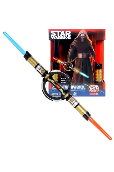  193 Nessiworld Star Warrior Elektronik Işın Kılıcı Seti LM666-21A