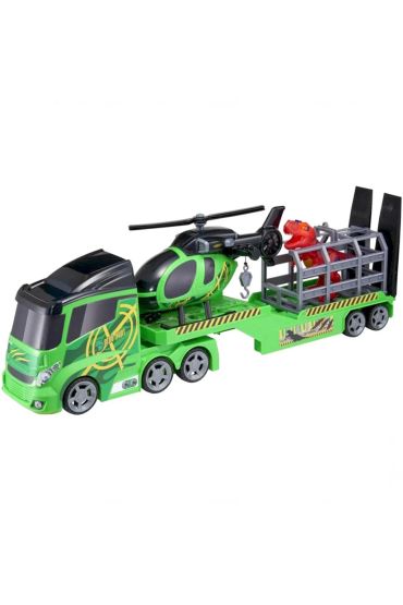  193 Teamsterz Dino Avı Helikopterli Taşıyıcı Oyun Seti