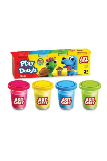  193 Nessiworld Dede Art Craft 4'lü Oyun Hamuru 224 gr