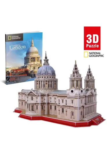  193 Nessiworld National Geographic 107 Parça 3D Puzzle Aziz Paul Katedrali