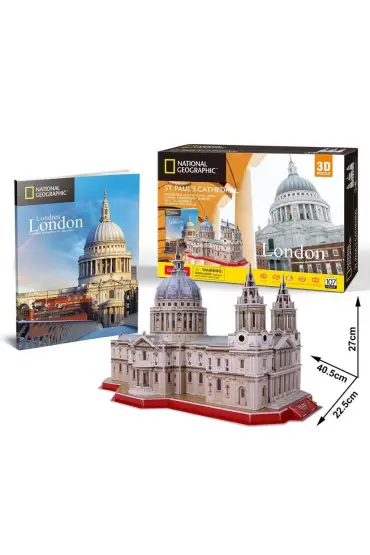  193 Nessiworld National Geographic 107 Parça 3D Puzzle Aziz Paul Katedrali