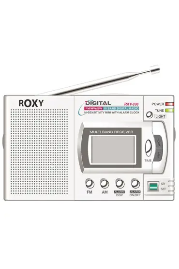  192 Roxy Rxy-330 10 Bant Digital Göstergeli Pilli Radyo (4172)