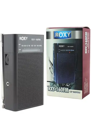  192 Roxy Rxy-160fm Cep Tipi Mini Analog Radyo (4172)