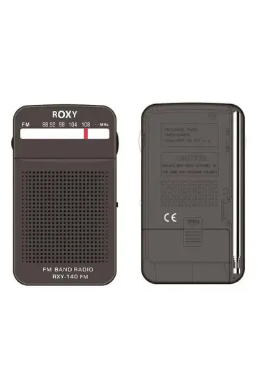  192 Roxy Rxy-140fm Cep Tipi Mini Analog Radyo (4172)