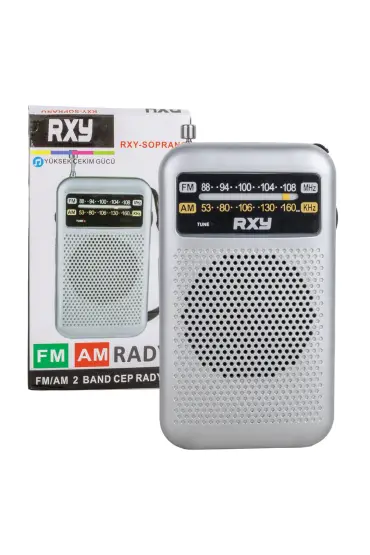  192 Roxy Rxy-soprano Cep Tipi Mini Analog Radyo (4172)