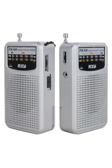  192 Roxy Rxy-barıton Cep Tipi Mini Analog Radyo (4172)