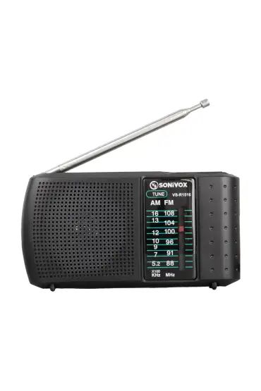  192 Siyah Renk Analog Radyo Vs-r1516 (4172)