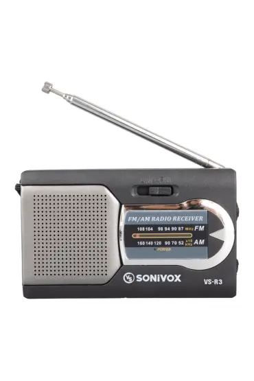  192 Siyah Renk Cep Tipi Analog Fm Radyo Vs-r3 (4172)