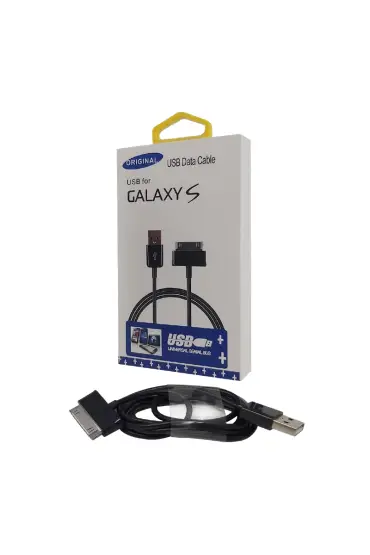  192 Samsung Tablet Data Kablosu Usb To Samsung 1 Metre Siyah Kablo (4172)