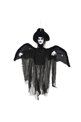 Halloween Cadılar Bayramı Kanat Çırpan Zombi Siyah