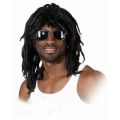 Siyah Renk Joe Dreadlocks Astarlı Kabarık Rasta Peruk  1 Adet