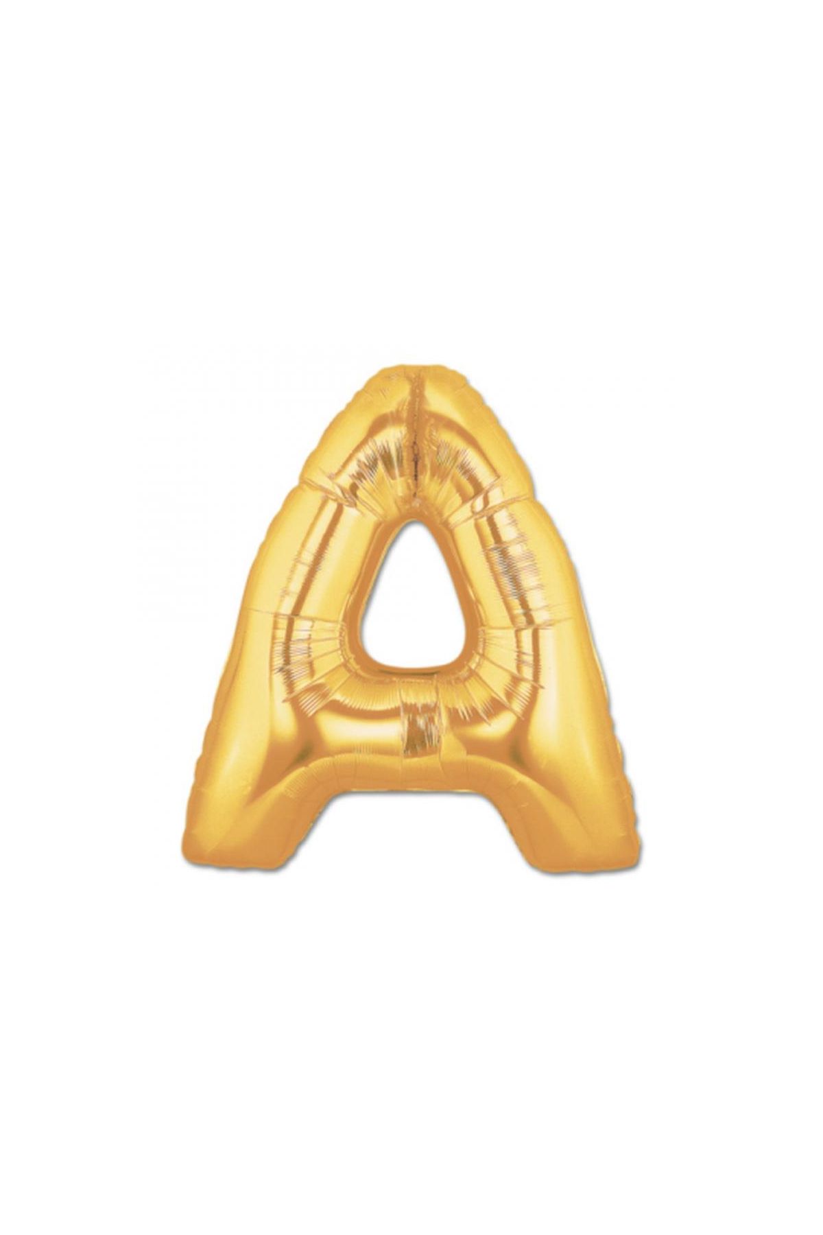 A Harf Folyo Balon Altın Renk 40 inç