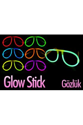 Glowstick Karanlıkta Yanan Parti Gözlüğü 12 Adet