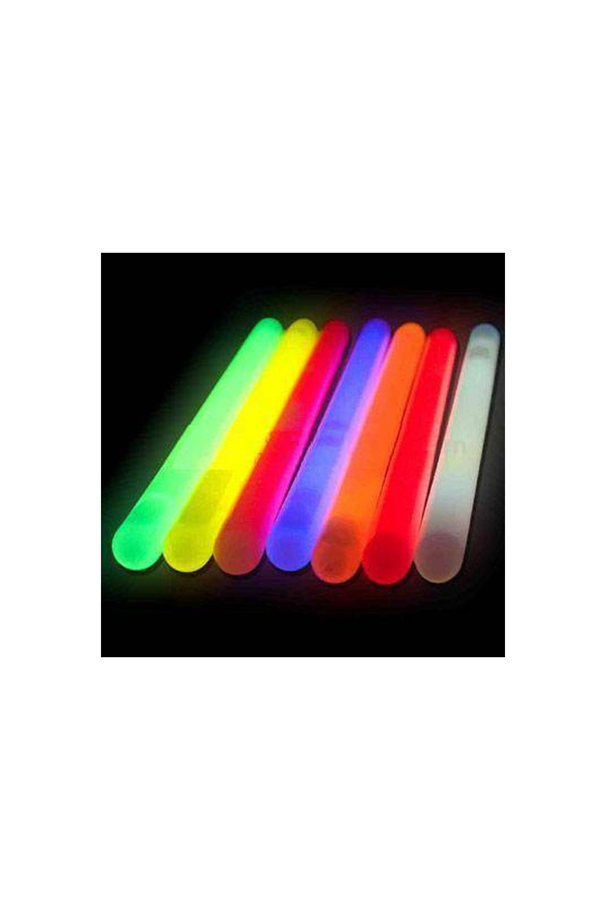 Karanlıkta Parlayan Fosforlu Glow Stick Kalın Çubuk 30 cm 1 Adet