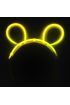 Karanlıkta Parlayan Fosforlu Glow Stick Taç Tavşan Kulağı Tacı Sarı Renk