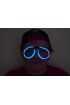 Karanlıkta Parlayan Fosforlu Glow Stick Gözlük Fosforlu Gözlük Mavi Renk