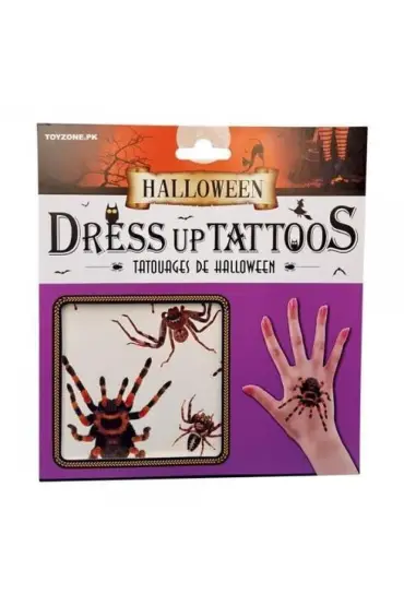 Cadılar Bayramı Halloween Dövme Tattoos 12li Karışık Model