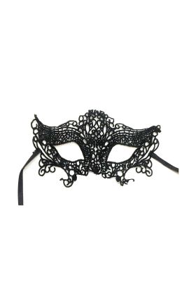 Dantel Fantezi Parti Maskesi Siyah Renk Model 5