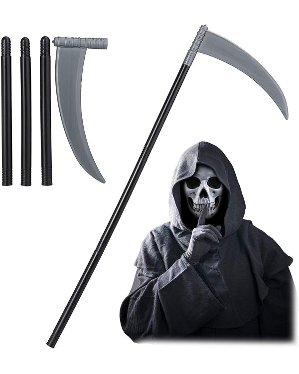 Cadılar Bayramı Plastik Orak Ölüm Tırpanı 95 cm