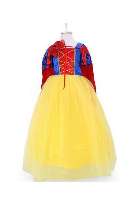 Kız Çocuk Kabarık Pamuk Prenses Kostümü + Tarlatan + Pelerin + Taç 7-8 Yaş