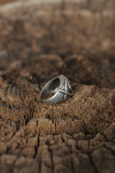 Ayarlanabilir Kuru Kafa Tasarımlı Erkek Yüzük - TJ-EY384