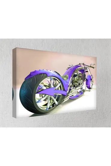Kanvas Tablo  - Tasarım Motorsiklet  - EA45
