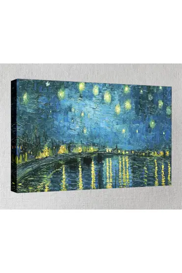 Kanvas Tablo - Van Gogh Tablolar Ren Nehri’nde Yıldızlı Bir Gece  - VG05