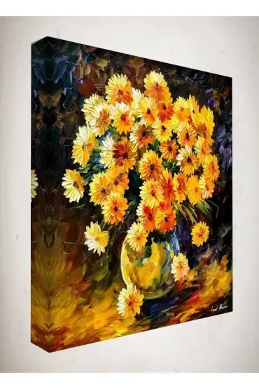 Kanvas Tablo  - Leonid Afremov -  Çiçekler  LA27