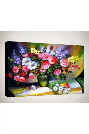 Kanvas Tablo - Çiçek Resimleri - Vazado Çiçekler C115