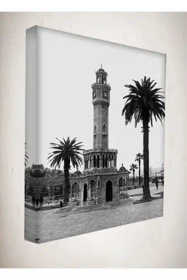 Kanvas Tablo - İzmir Resimleri - Saat Kulesi  IZM14