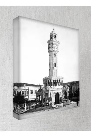 Kanvas Tablo - İzmir Resimleri - Saat Kulesi IZM09